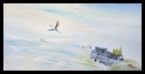 LE VOL DU PÉLICAN - Peinture - JEAN-CLAUDE REGY LE VOL DU PÉLICAN - Peinture - JEAN-CLAUDE REGY