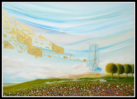 EMBARQUEMENT POUR CYTHERE - Peinture - JEAN-CLAUDE REGY EMBARQUEMENT POUR CYTHERE - Peinture - JEAN-CLAUDE REGY