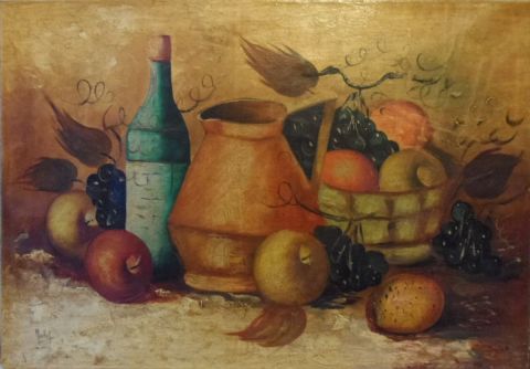 Fruits d'automne - Peinture - Jacky Monka