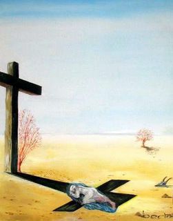 L'artiste LE BERHT - à l'ombre de la croix