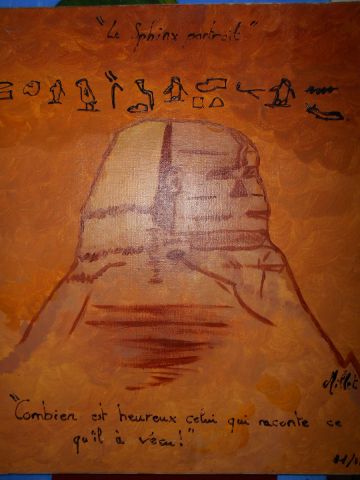 L'artiste Gmillet - Le sphinx