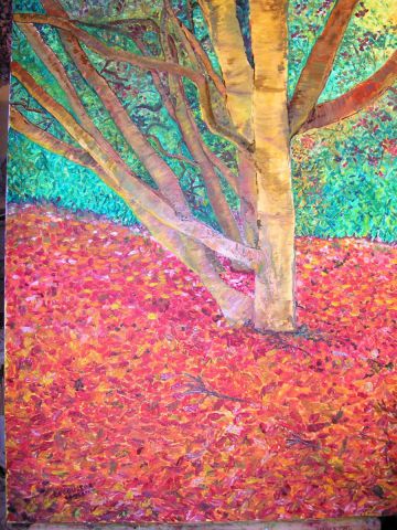 ARBRE D AUTOMNE FLAMBOYANT - Peinture - LUCIE2 ARBRE D AUTOMNE FLAMBOYANT - Peinture - LUCIE2