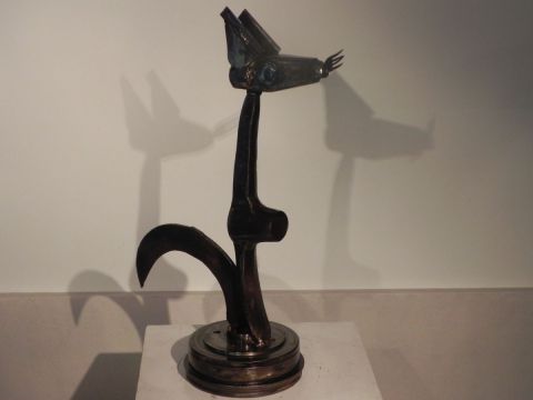 L'ECUREUIL  - Sculpture - Roland GOURDON