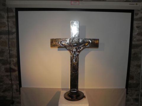 CHRIST EN CROIX 2 - Sculpture - Roland GOURDON