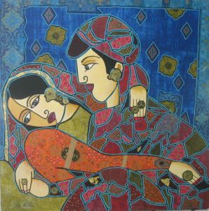 Peinture de ANTOINE MELLADO: Ottomane 8- pasion Turca.