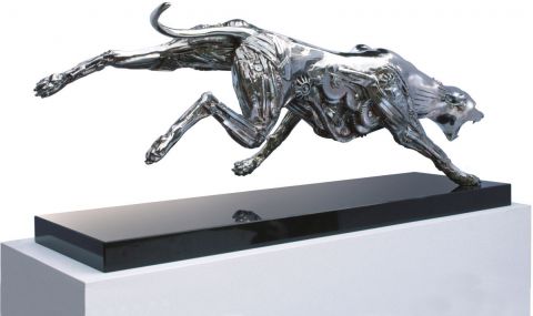 LEVRIER DE COMPETITION - Sculpture - thierry benenati LEVRIER DE COMPETITION - Sculpture - thierry benenati