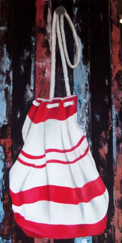 sac de plage   2 - Peinture - francoise ader