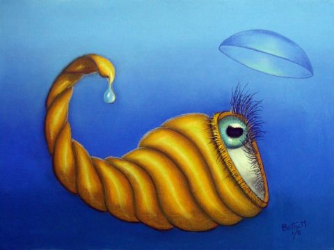 Loin des yeux - Peinture - BETTY-M peintre Loin des yeux - Peinture - BETTY-M peintre