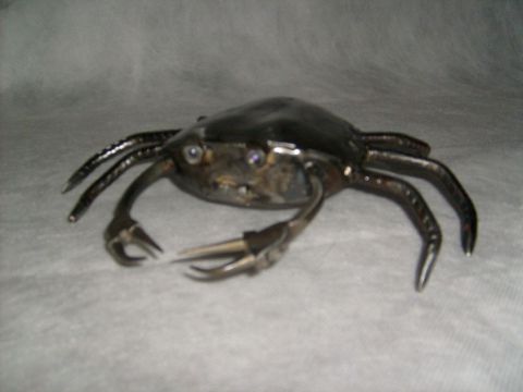 Le crabe - Sculpture - Jean Noel OEIL