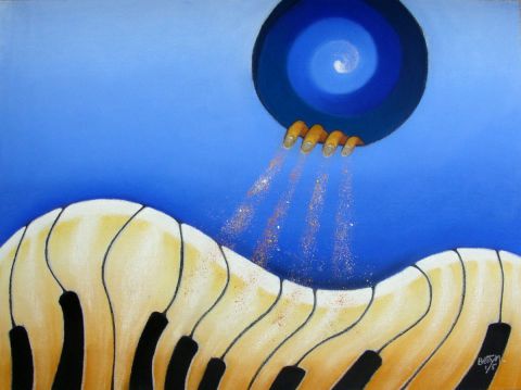 La main habitée - Peinture - BETTY-M peintre La main habitée - Peinture - BETTY-M peintre