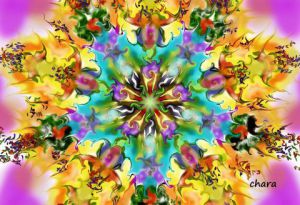 Illustration de chara: Kaleidoscope mandala - Numérique
