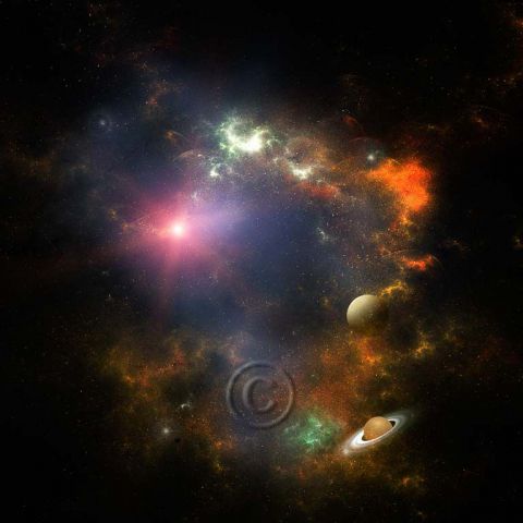 Profondeur cosmique - Art numerique - AGaymard Profondeur cosmique - Art numerique - AGaymard