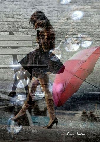 Perles de pluie - Art numerique - cara Perles de pluie - Art numerique - cara