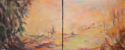 Peinture : Cheminement - janine chetivet Peinture : Cheminement - janine chetivet