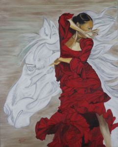 Peinture de MichelleC: Danseuse Espagnole