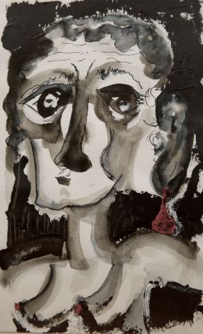 Femme 4 - Peinture - CELINE MANOEL