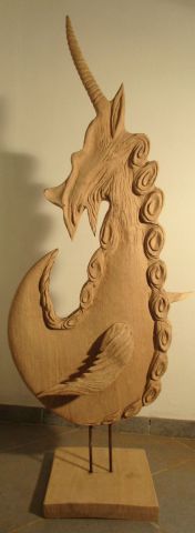 grande licorne - Sculpture - unicornis