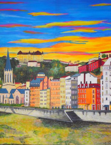 L'artiste Paoli - lyon ,St Georges ,le quai Fulchiron L'artiste Paoli - lyon ,St Georges ,le quai Fulchiron
