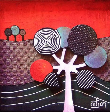 L'artiste Marie-Pierre JAN - Arbre bois 2 L'artiste Marie-Pierre JAN - Arbre bois 2