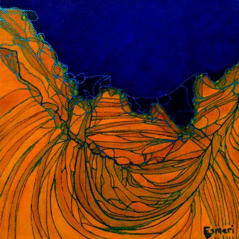 Dune de Nuit - Peinture - ESMERI 