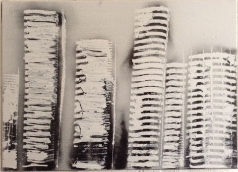 putain ça penche - Peinture - Christelle bladinieres putain ça penche - Peinture - Christelle bladinieres