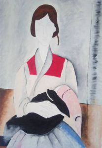 Voir le détail de cette oeuvre: Inachevé inspiré de Modigliani