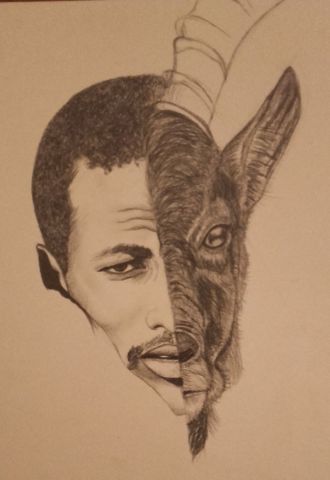 L'artiste Diademe - Le bouquetin d'Abyssinie (Portrait d'Abebe Bikila)