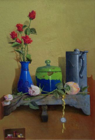 L'artiste marpielo - Etagère aux roses