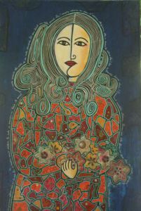 Peinture de ANTOINE MELLADO: Mignonne allons voir si la rose.