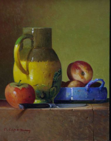 L'artiste marpielo - Cruche, fruits