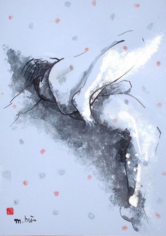 SOUS LES ETOILES - Dessin - Monick Bres SOUS LES ETOILES - Dessin - Monick Bres