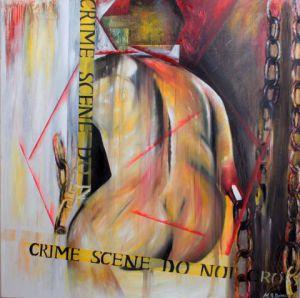 Voir cette oeuvre de Myriam Bonnet: Crime scene do not cross