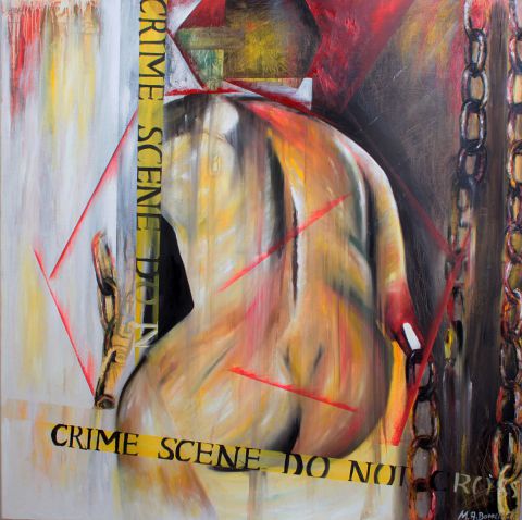 L'artiste Myriam Bonnet - Crime scene do not cross L'artiste Myriam Bonnet - Crime scene do not cross