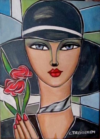 EVENING SONG - Peinture - Laurence TREIZENEM EVENING SONG - Peinture - Laurence TREIZENEM