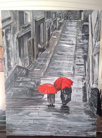 L'artiste ph creations - Les parapluies rouges