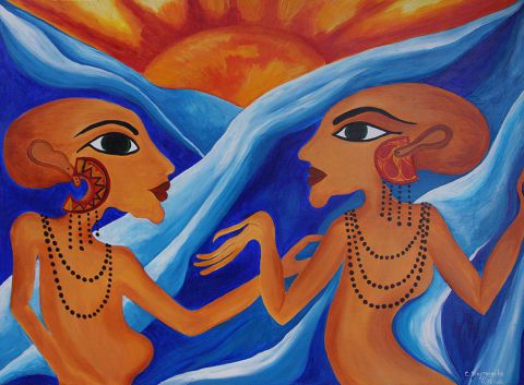 reine de Saba - Peinture - Martynova Elena reine de Saba - Peinture - Martynova Elena