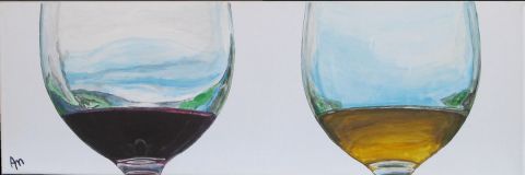 La Dégustation - Peinture - annie massollo La Dégustation - Peinture - annie massollo