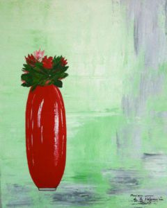 Voir cette oeuvre de Monique De la FREGONNIERE: le vase rouge