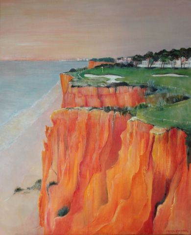 Cliff top carry-over. Le 16 au Royal - Peinture - Meryl QUIGUER