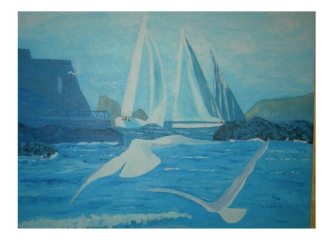 mer - Peinture - Zadis