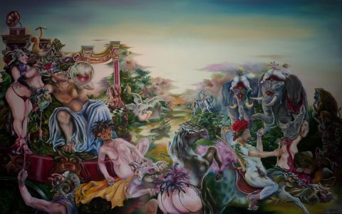 le carnaval des animaux - Peinture - jacques darphin le carnaval des animaux - Peinture - jacques darphin