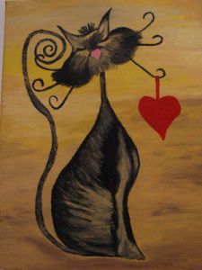 Chat Peinture Dalila Ehrhardt Chat Peinture Dalila Ehrhardt
