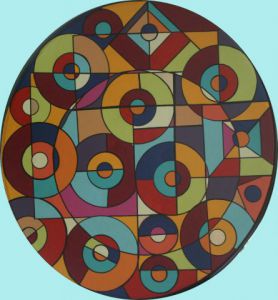 Peinture de ANTOINE MELLADO: Paraboloïde 1