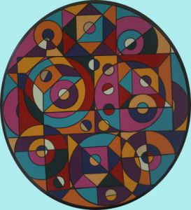 Peinture de ANTOINE MELLADO: Paraboloïde 2.
