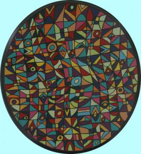 Peinture de ANTOINE MELLADO: Paraboloïde 3.