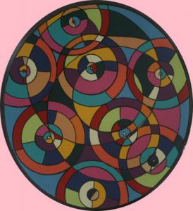 Peinture de ANTOINE MELLADO: Paraboloïde 4.