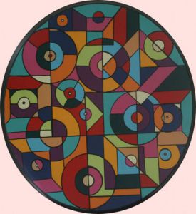 Peinture de ANTOINE MELLADO: Paraboloïde 5.