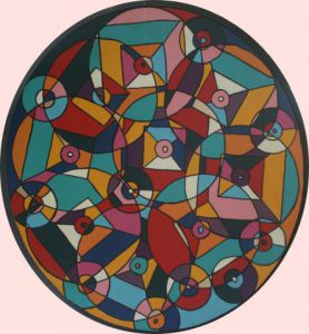 Peinture de ANTOINE MELLADO: Paraboloïde 7