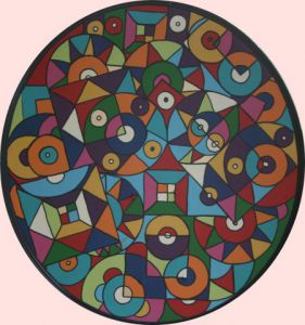 Peinture de ANTOINE MELLADO: Paraboloïde 11.