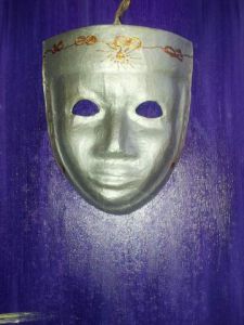 Peinture de ART PEINTURE: masques symbolique